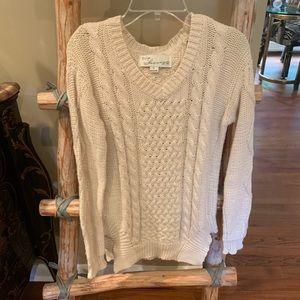 Cream knitted sweater